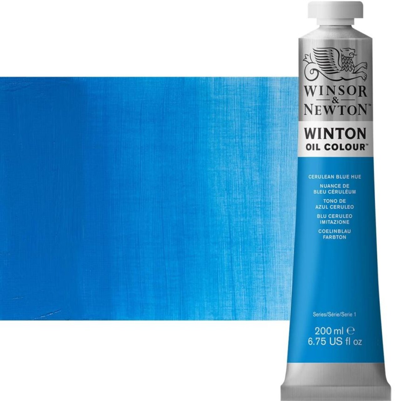 Winsor & Newton Winton Oil Color 200 ml Tube - Cerulean Blue Hue